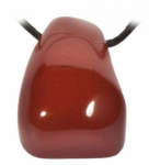 Pendentif jaspe rouge